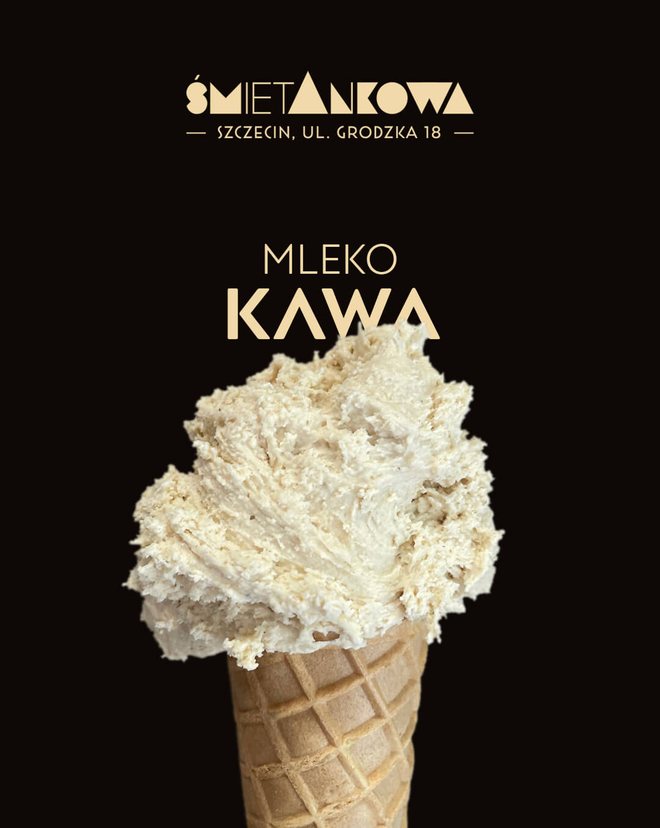 Lody kawowe, lodziarnia śmietAnkowa Szczecin