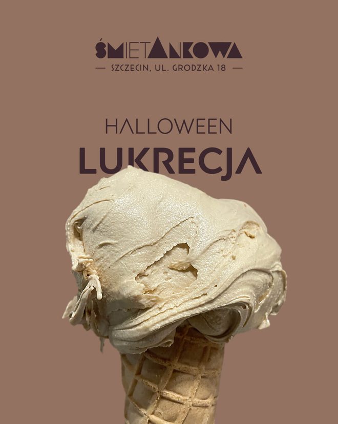 Lody lukrecjowe, lodziarnia śmietAnkowa Szczecin
